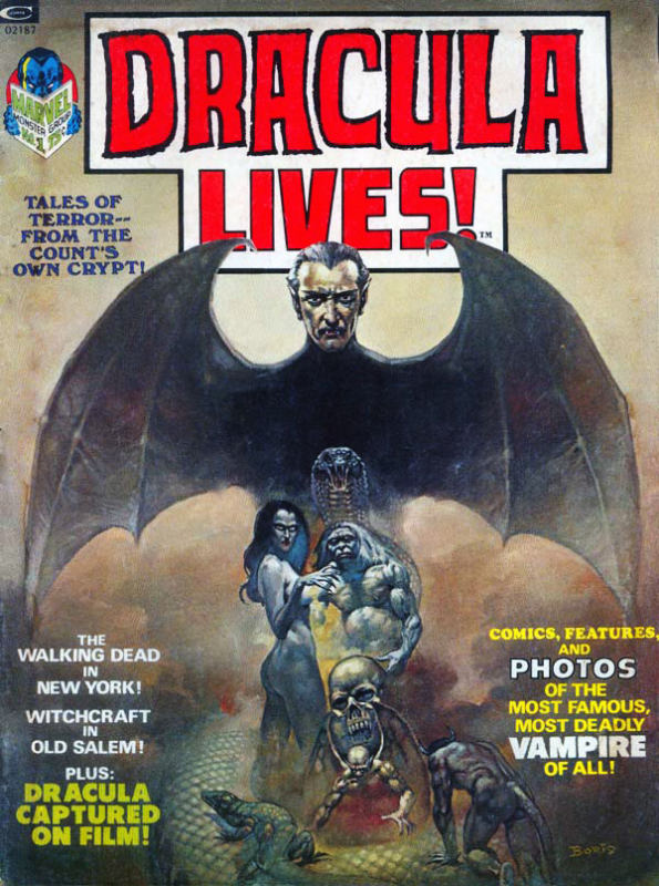 Dracula Lives Comic Cover